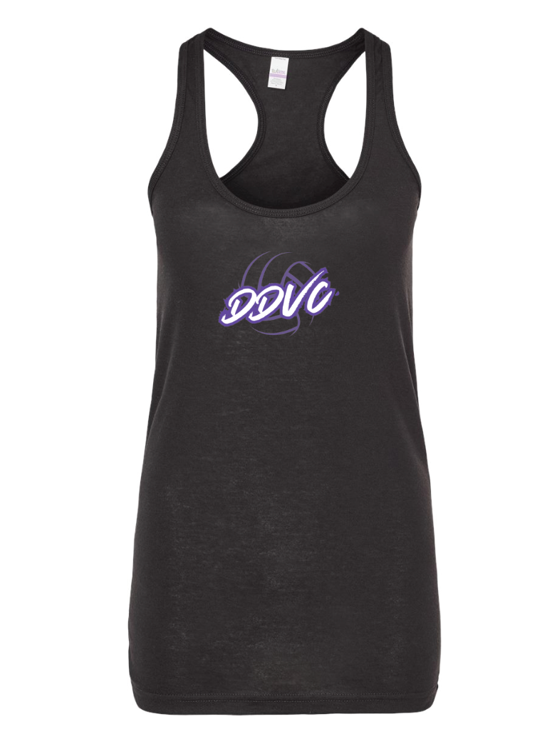 DDVC Racerback Tank w/ Back Vertical Logo