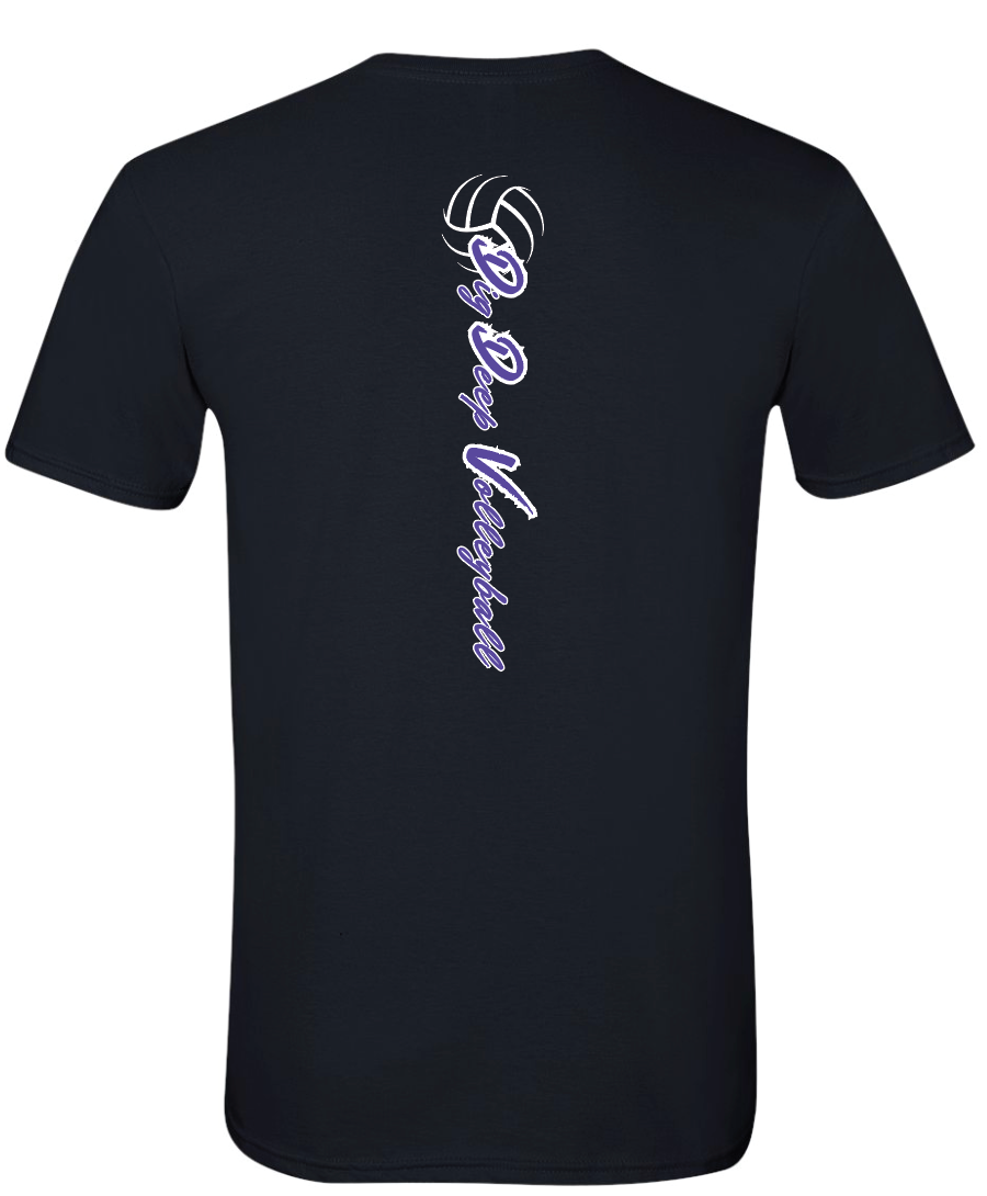 DDVC Custom Unisex T-shirt w/ Back Vertical Logo