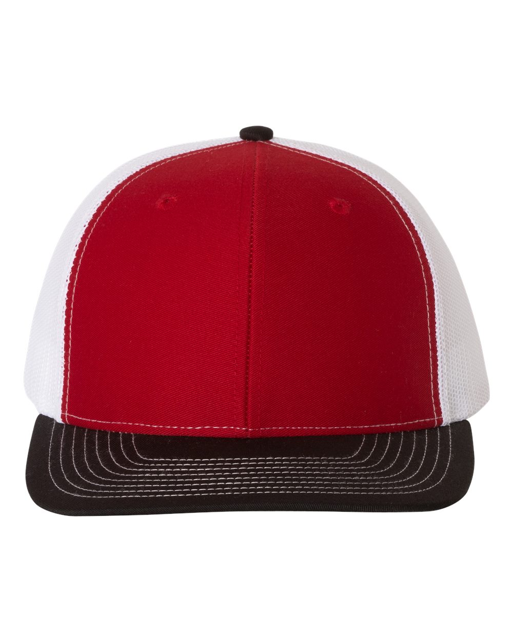 Red/White/Black Richardson 112 Hat Only