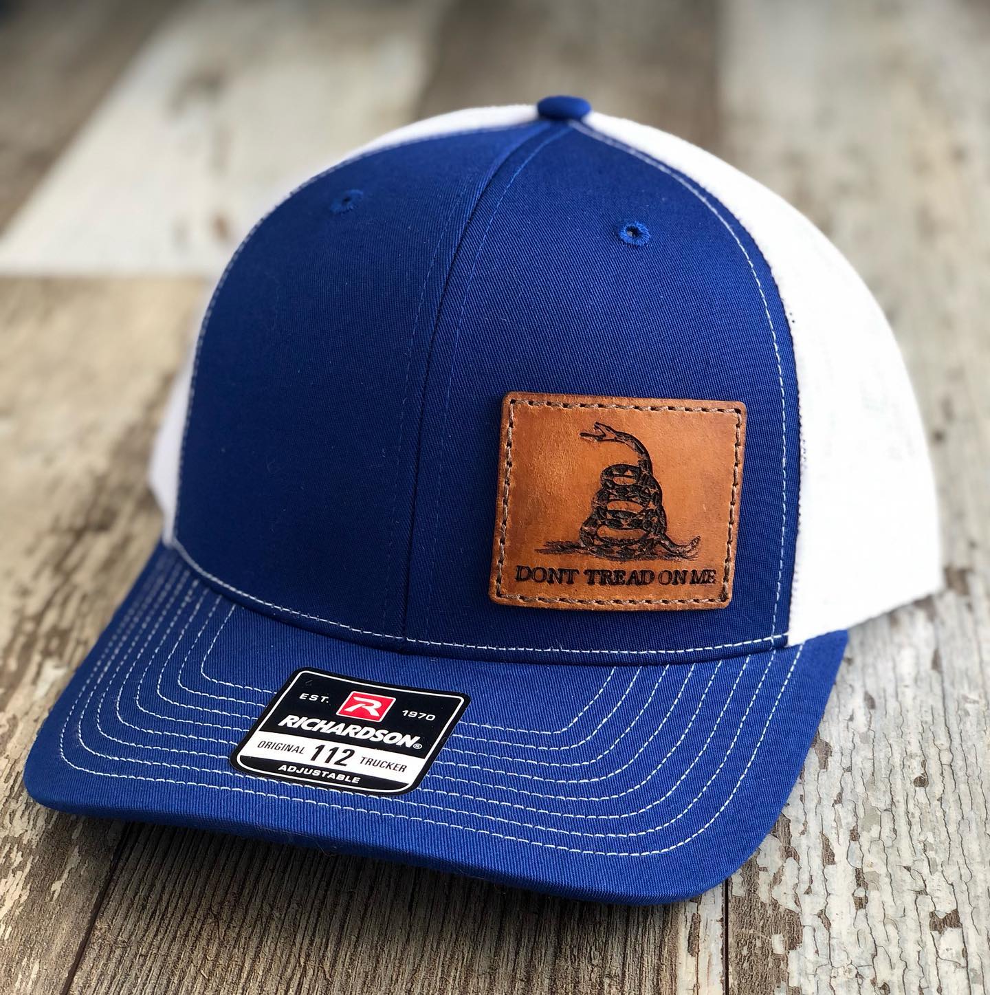 Don't Tread (offset) Leather Patch Only