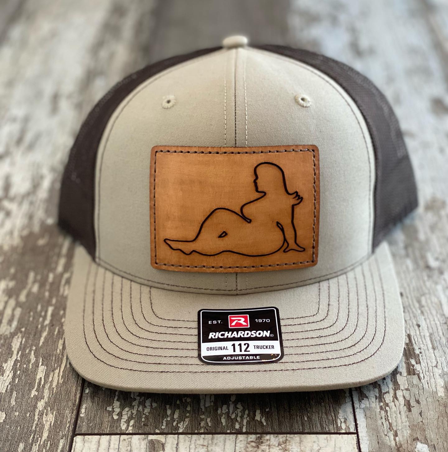Curvy Girl (Option 2) Leather Patch Only