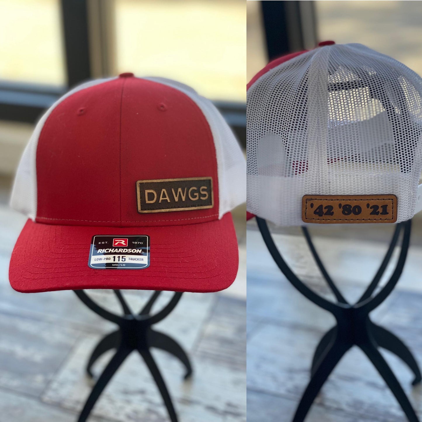 Dawgs (Side) + Years Leather Patches Only