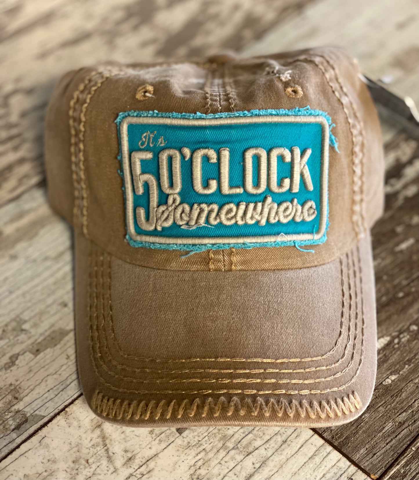 5 0'Clock Somewhere Patch Hat