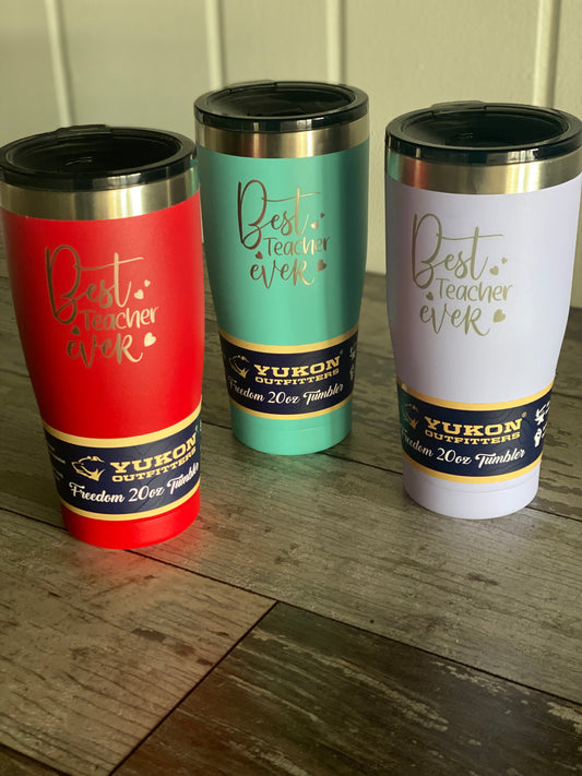 Best Teacher Ever Yukon Tumbler