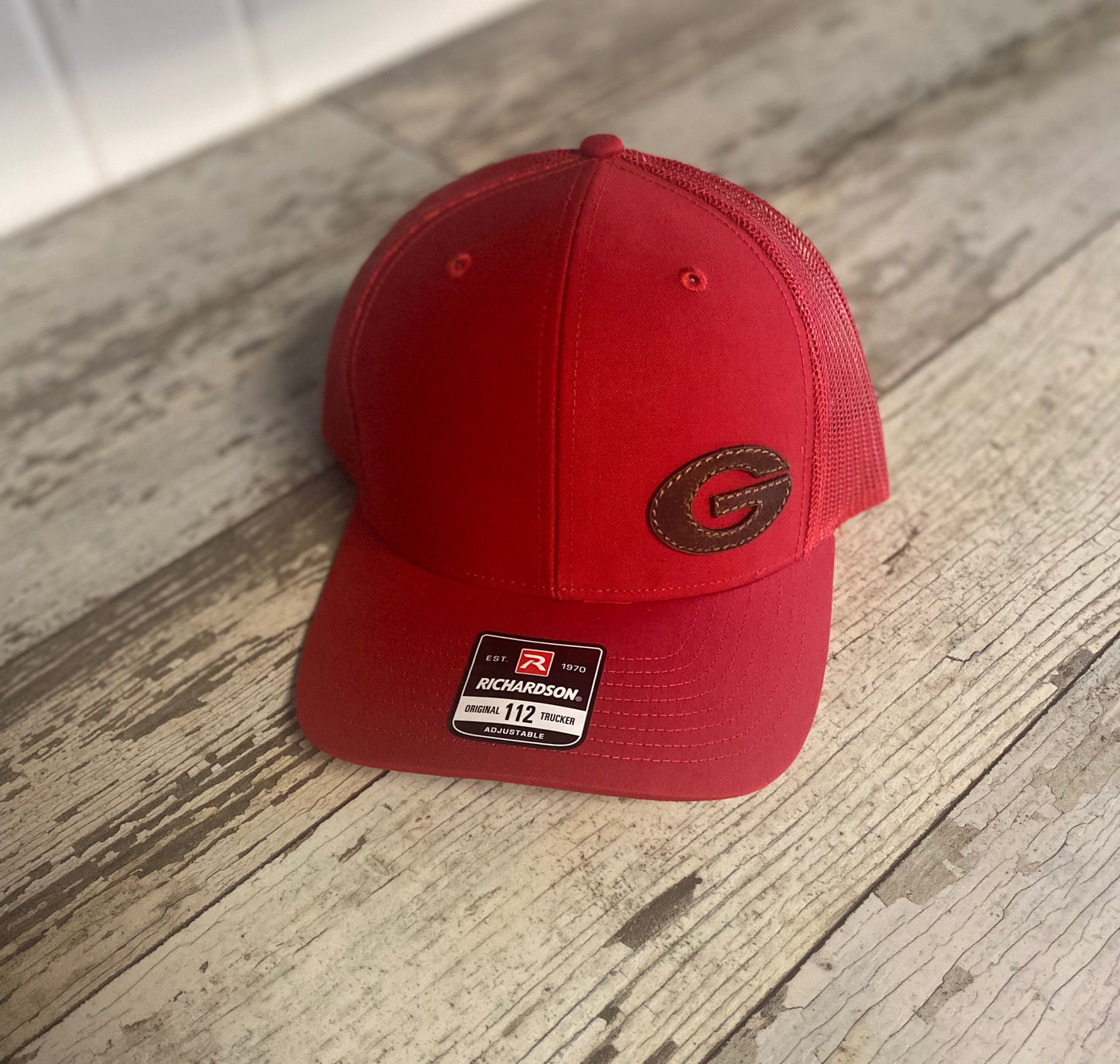 Knockout G (offset) Leather Patch Only