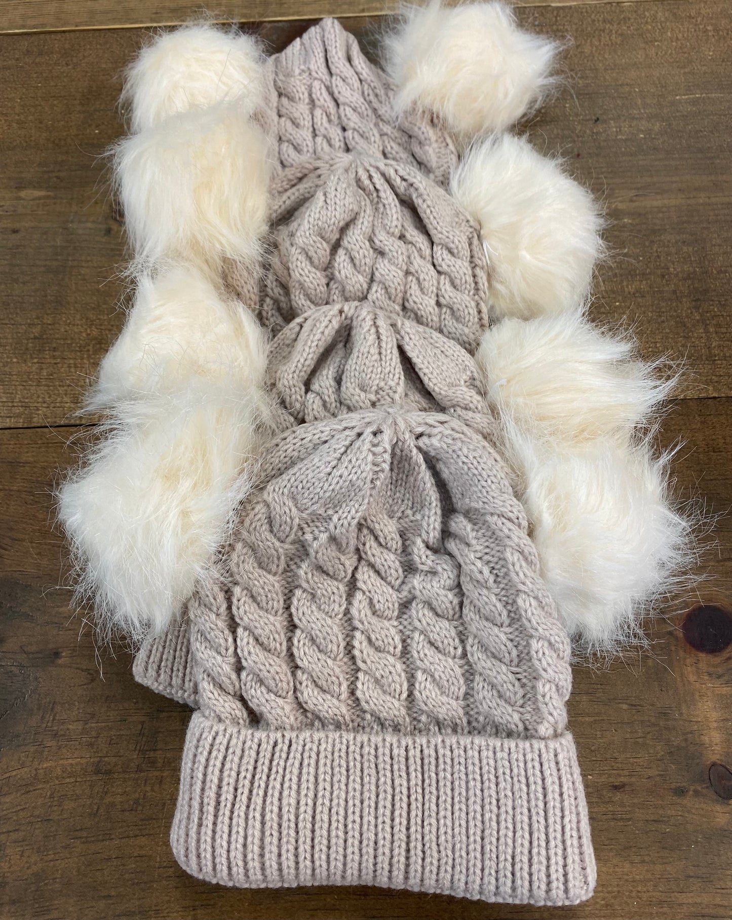 Infant Pom Pom Beanie Only