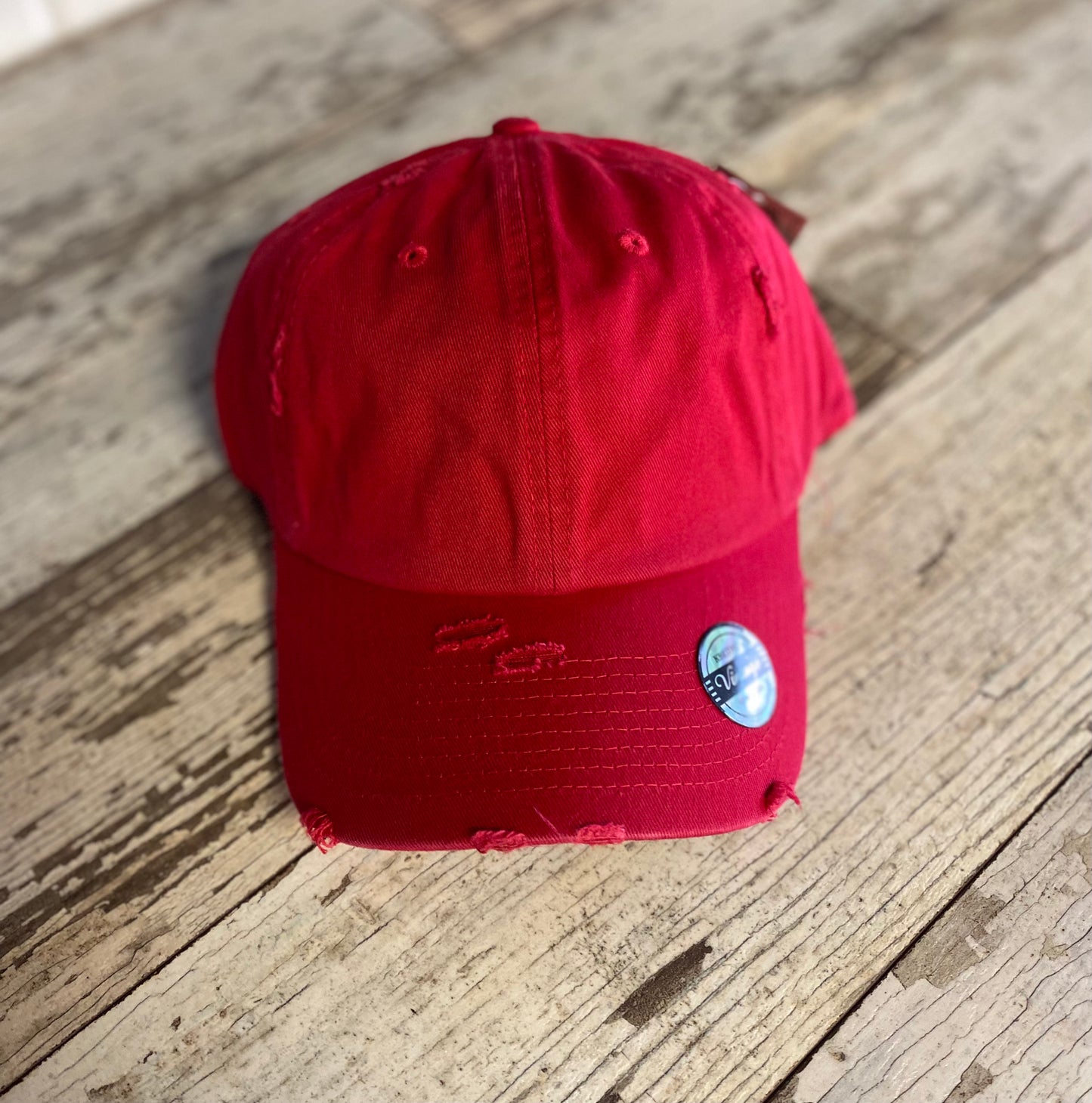 Vintage Style Unstructured Twill Hat