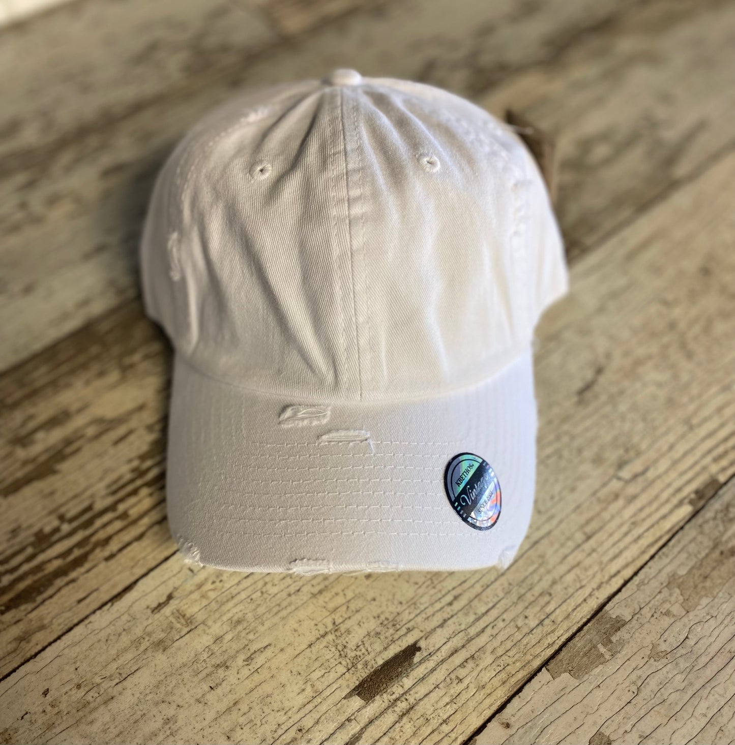 Vintage Style Unstructured Twill Hat