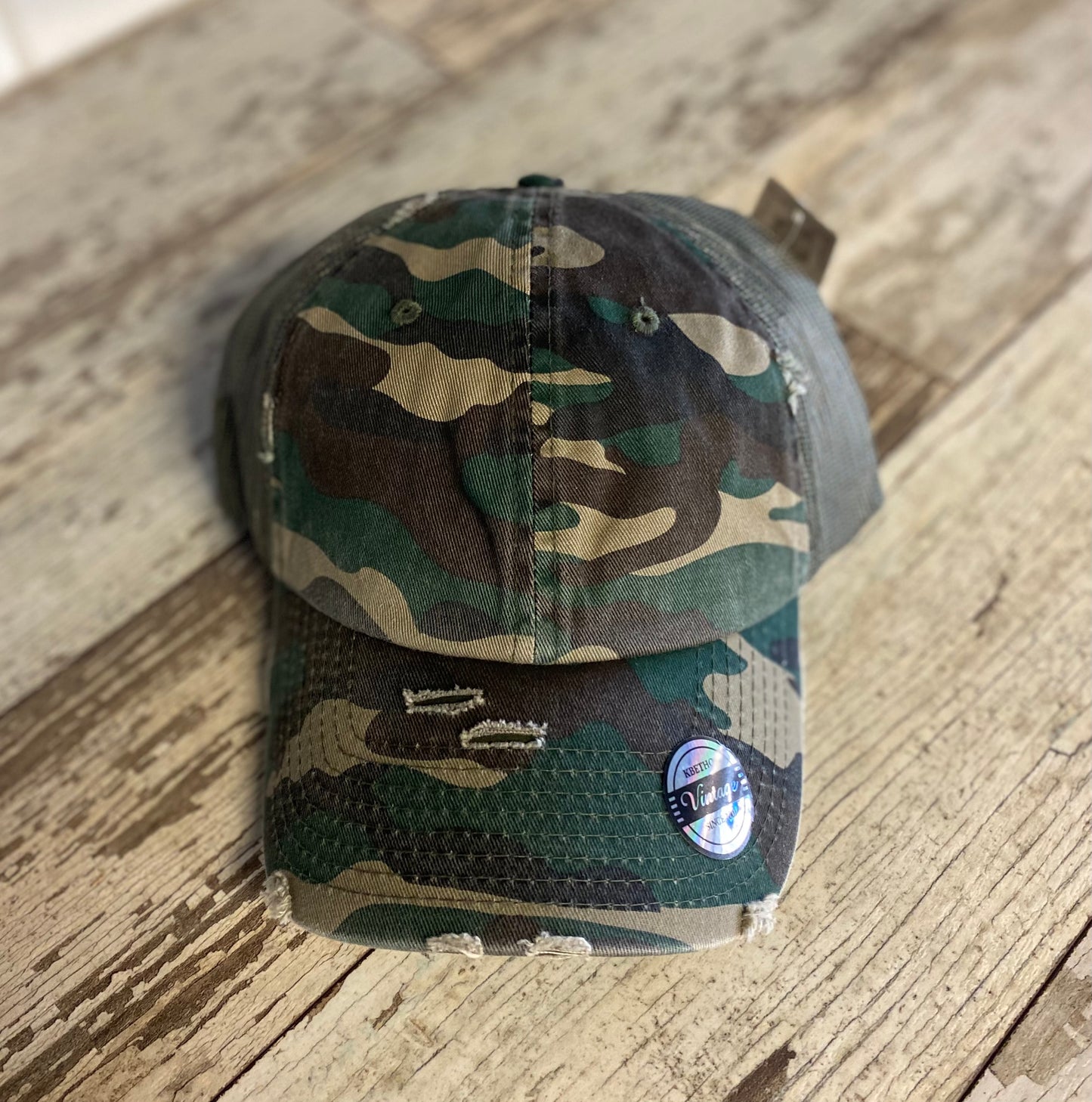 Vintage Unstructured W/ Mesh