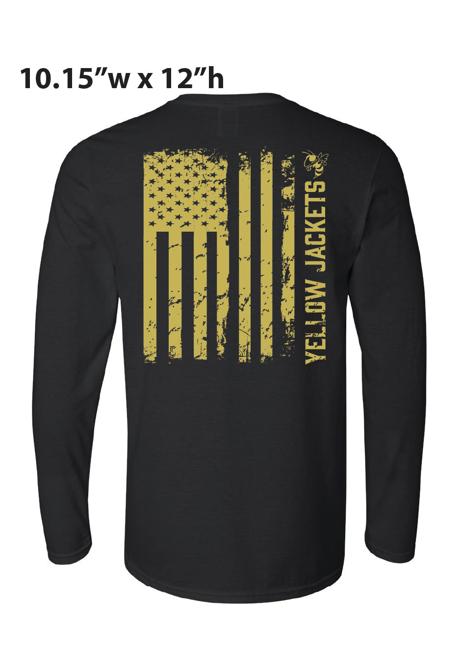 Gildan Long Sleeve Calhoun Flag T-Shirt