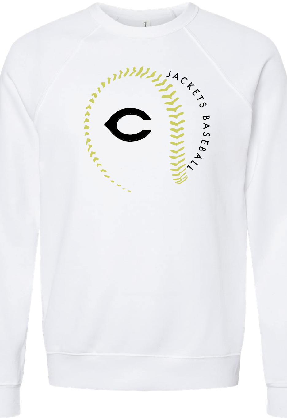 Bella Canvas Calhoun Baseball Crewneck