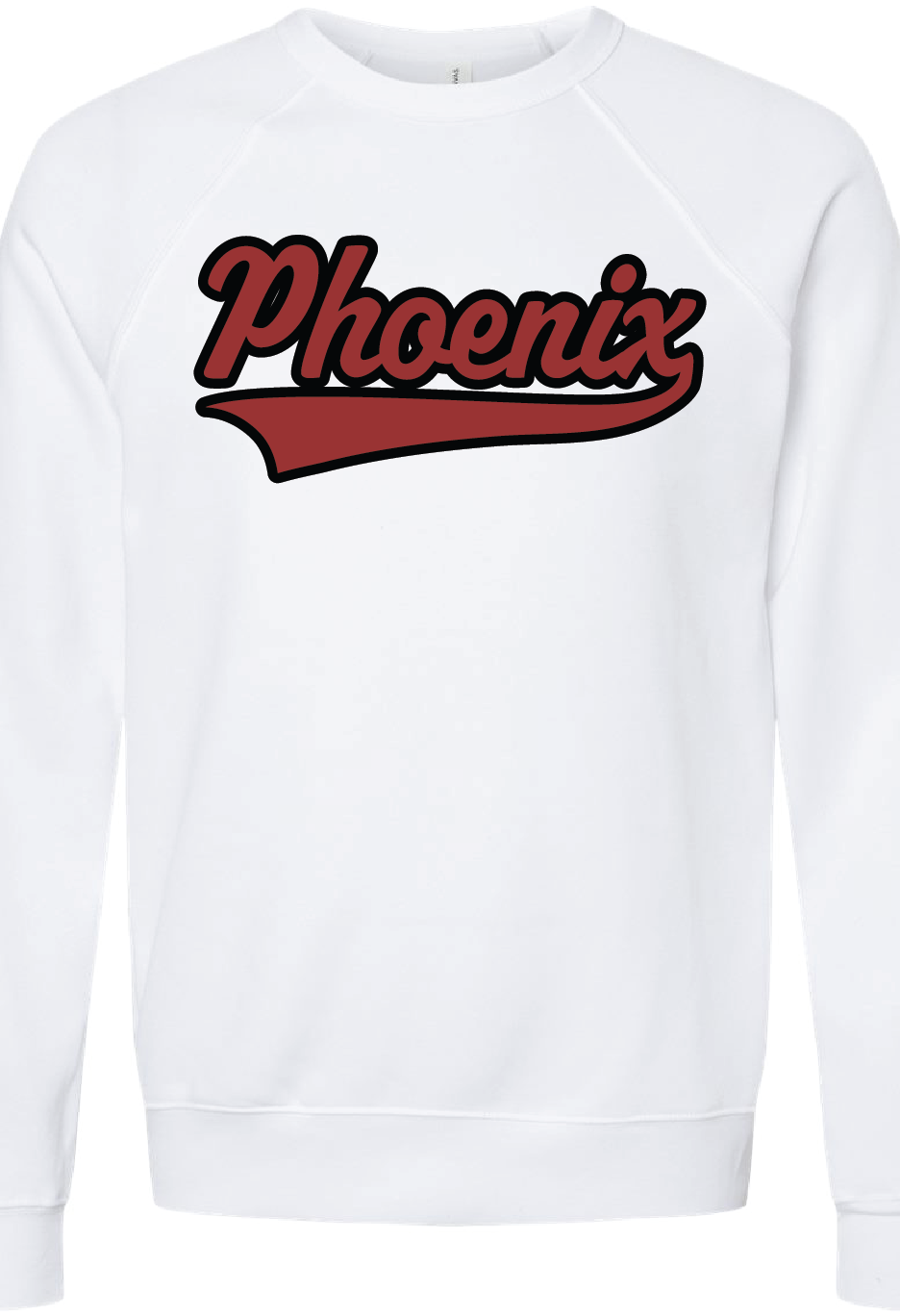 Phoenix Vintage Script Bella Canvas Crewneck