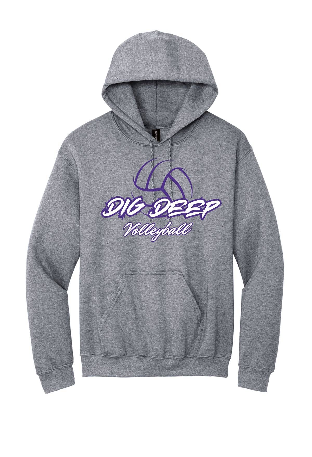 Dig Deep Volleyball Hoodie
