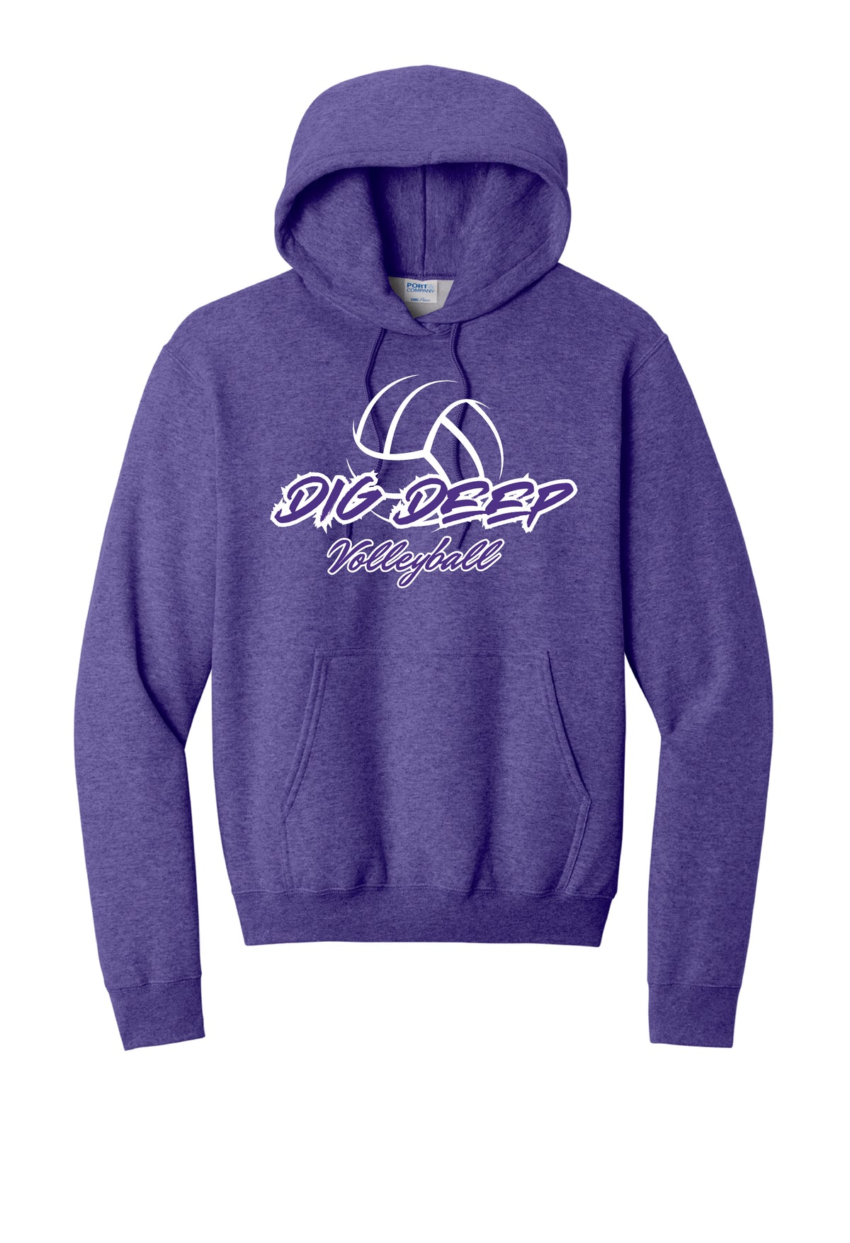 Dig Deep Volleyball Hoodie