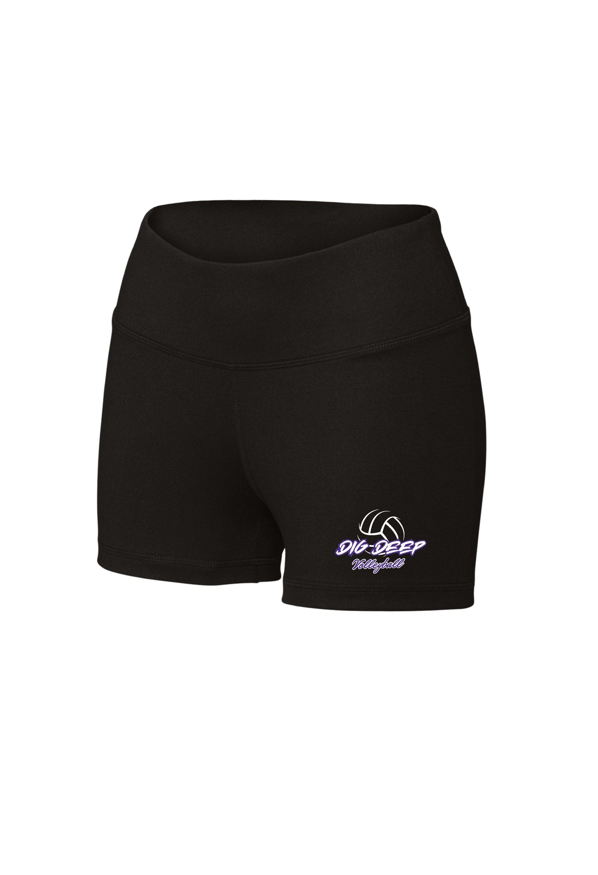 Dig Deep Volleyball 3" Spandex Shorts