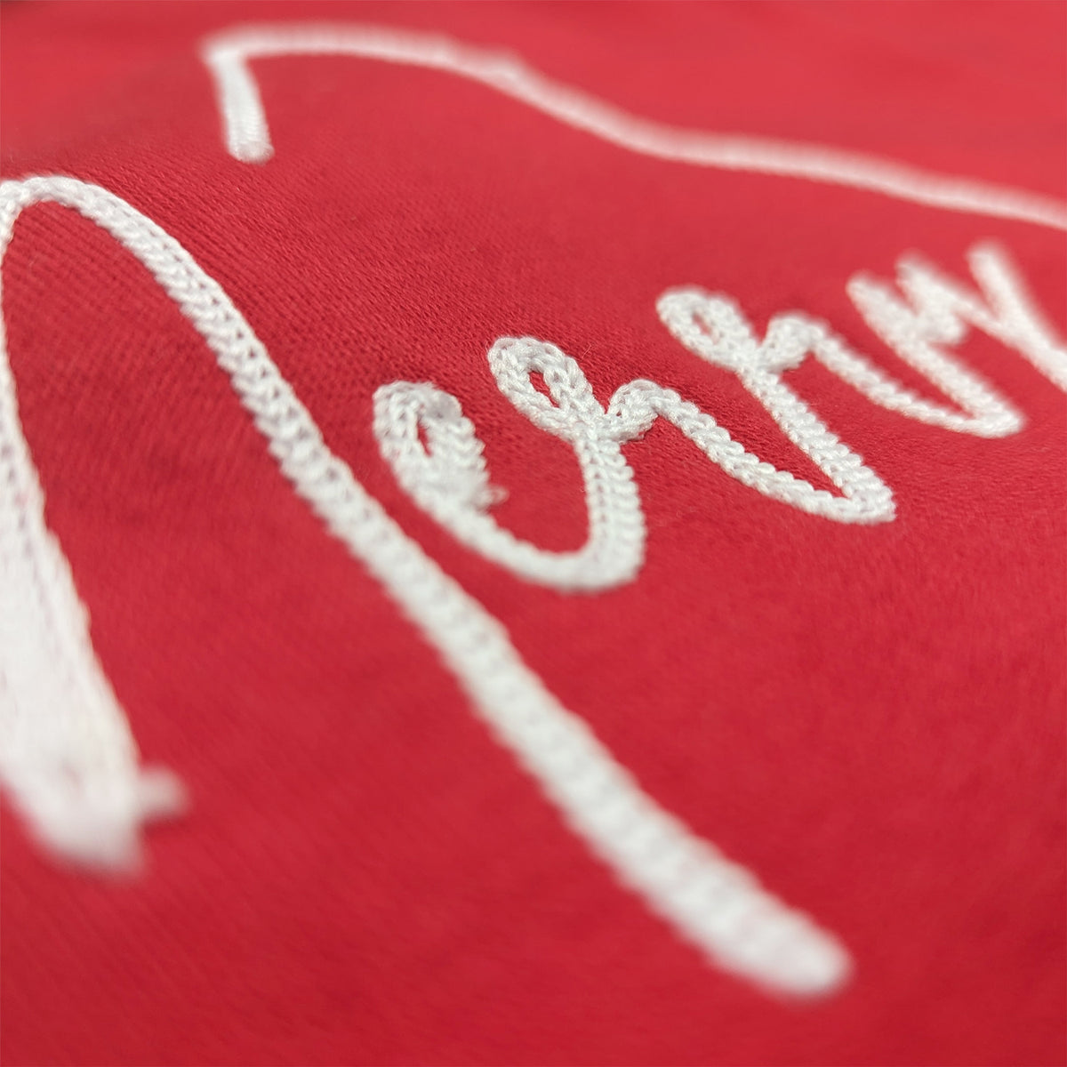 Merry Christmas Chain Stich Cozy Fleece