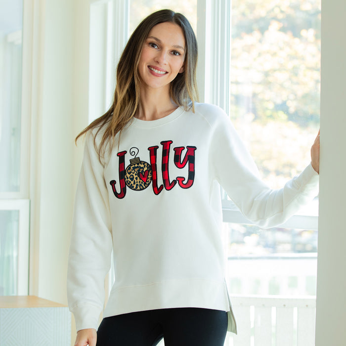 Jolly Appliqued Cozy Fleece