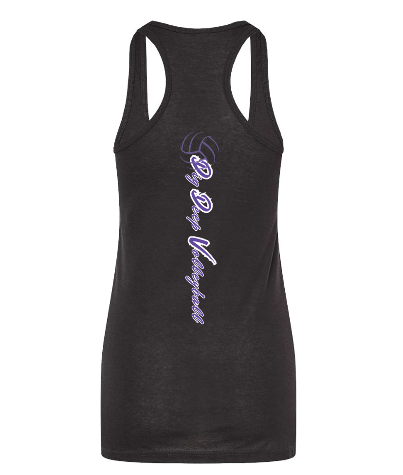 DDVC Racerback Tank w/ Back Vertical Logo