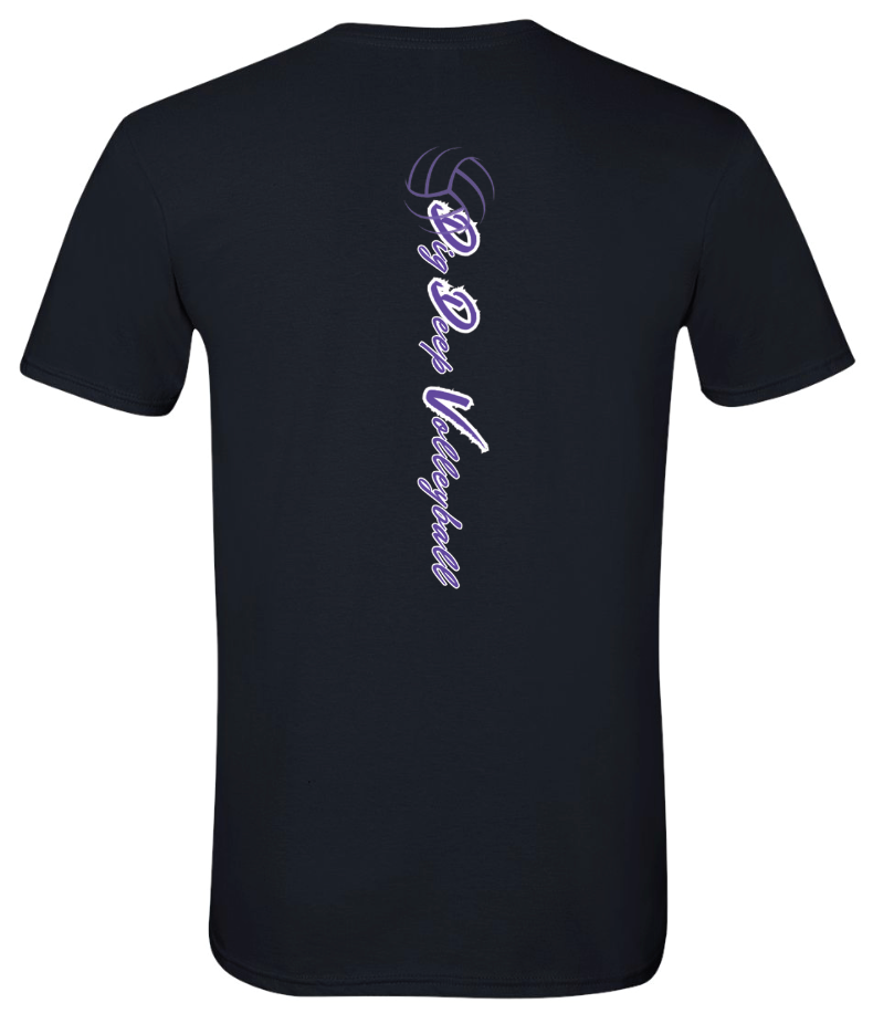DDVC Custom Unisex T-shirt w/ Back Vertical Logo
