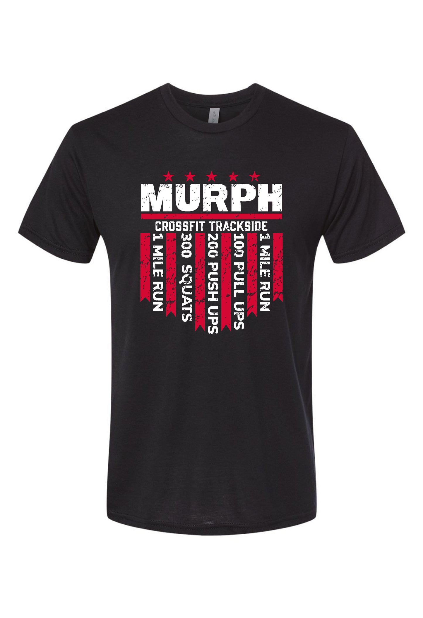 Trackside Custom Murph WOD T-Shirt | Next Level Tri-Blend CrossFit Shirt Pre-Order