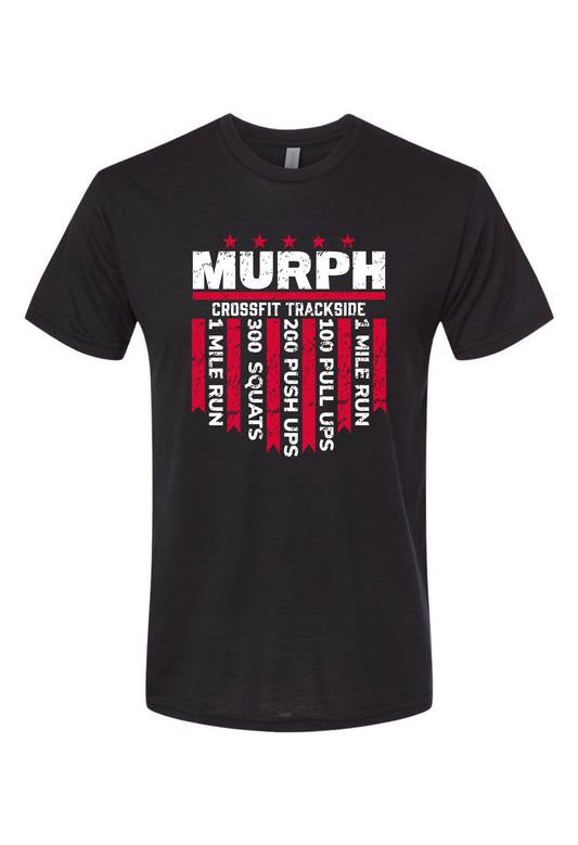 Trackside Custom Murph WOD T-Shirt | Next Level Tri-Blend CrossFit Shirt Pre-Order
