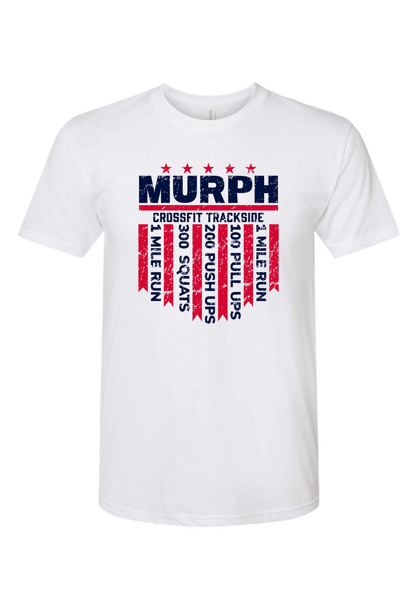 Trackside Custom Murph WOD T-Shirt | Next Level Tri-Blend CrossFit Shirt Pre-Order