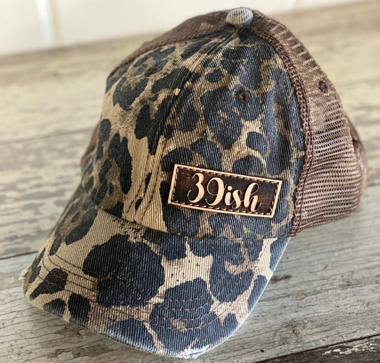 Custom Name Offset Leather Patch Only