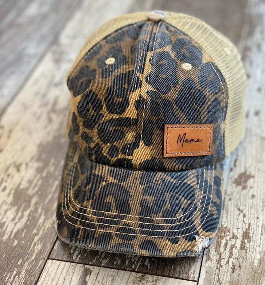 Mama (offset) Leather Patch Only